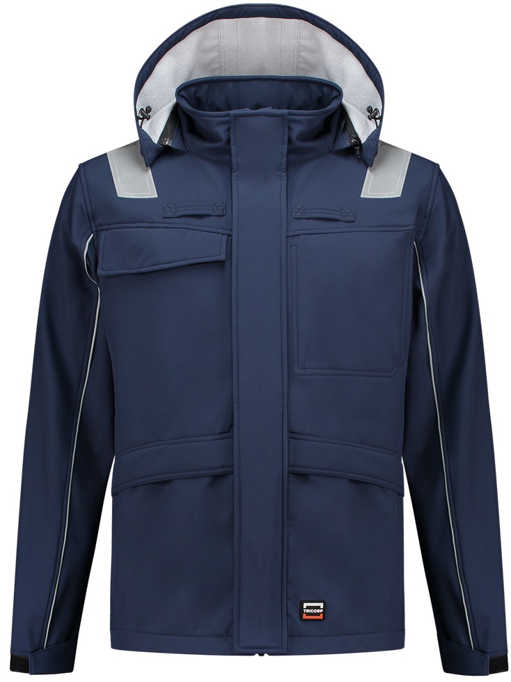 TRICORP-Kälteschutz, Softshell-Arbeits-Berufs-Jacke, Multinorm, 350 g/m², dunkelblau