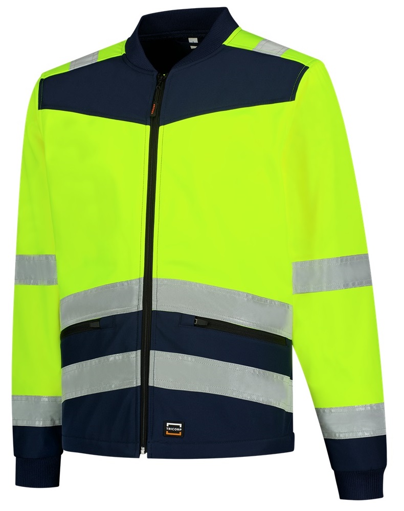 TRICORP-Warnschutz, Warn-Softshelljacke, Bicolor, 300 g/m², yellow-ink
