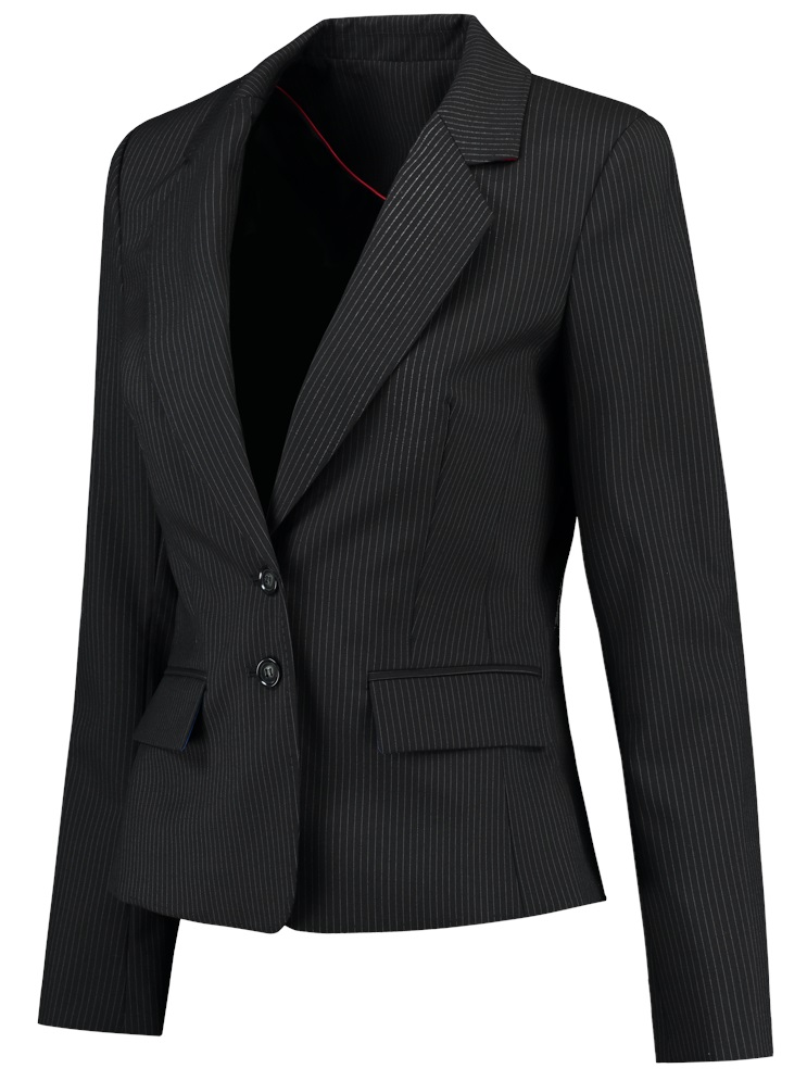TRICORP-Jobwear, Blazer Damen, Basic Fit, 180 g/m², black-stripe


