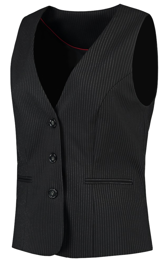 TRICORP-Jobwear, Weste Damen, Basic Fit, 180 g/m², black-stripe


