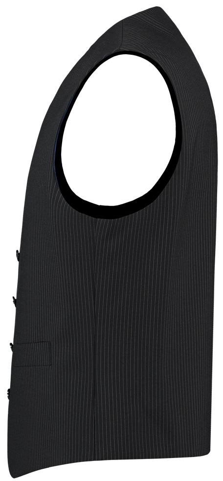 TRICORP-Jobwear, Weste Herren, Basic Fit, 180 g/m², black-stripe

