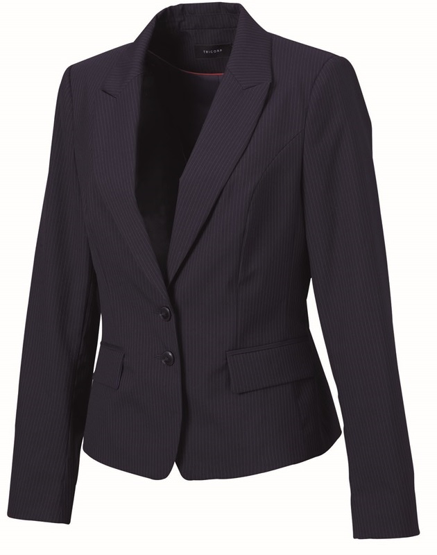 TRICORP-Jobwear, Blazer Damen, Basic Fit, 270 g/m², navy-stripe


