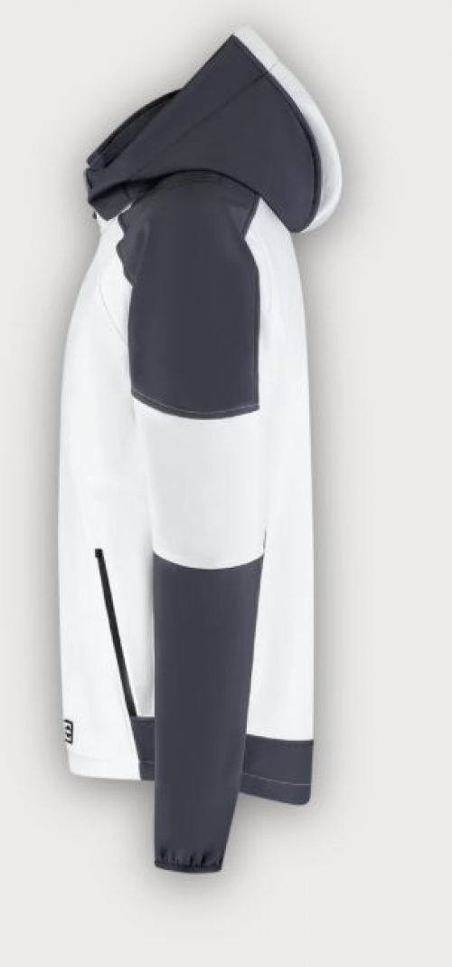 Tricorp Softshelljacke Kapuze Bicolor Redefined, White-Anthracite