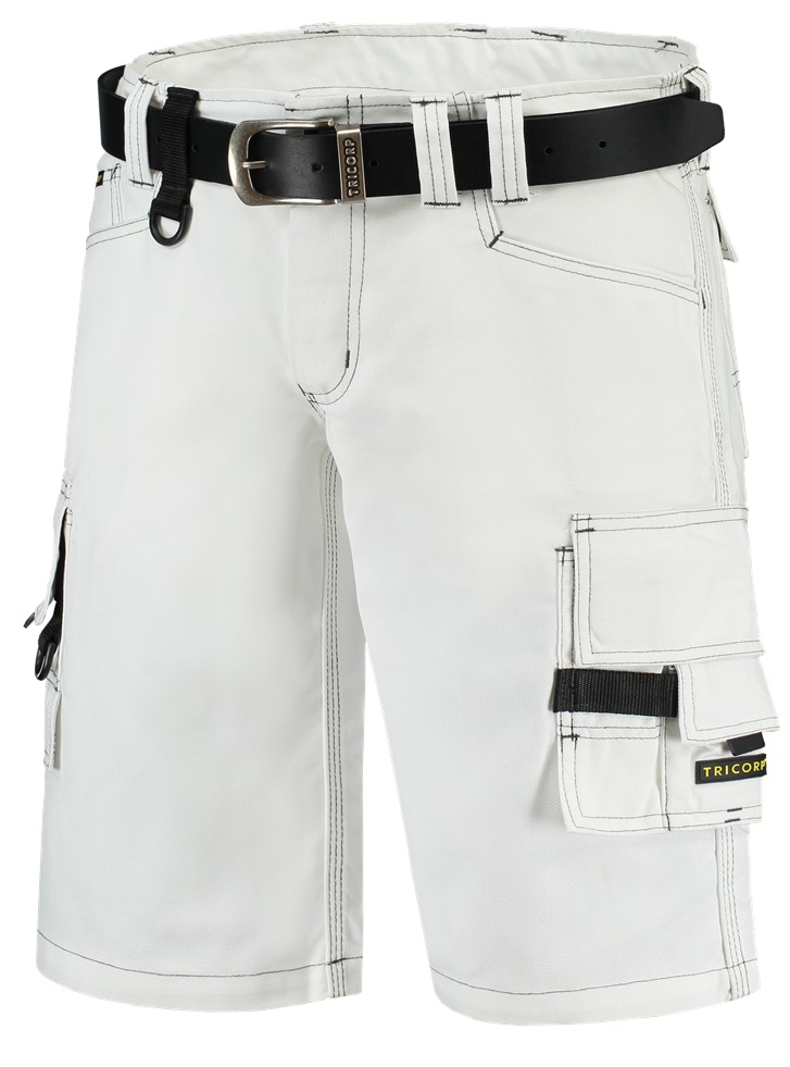 TRICORP-Jobwear, Arbeitshose Canvas Shorts, Basic Fit, 300 g/m², weiß