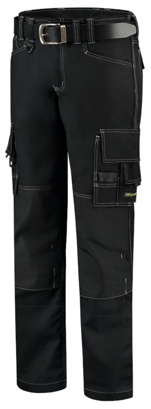 TRICORP-Jobwear, Arbeitshose Canvas Cordura-Besatz, Basic-Fit, 300 g/m², black