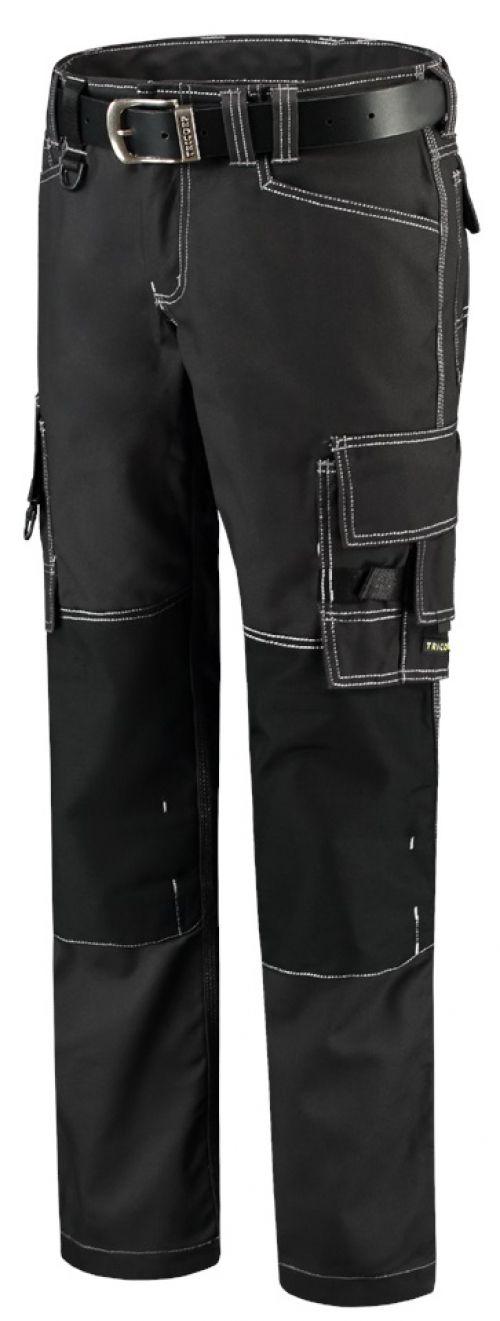 TRICORP-Jobwear, Arbeitshose Canvas Cordura-Besatz, Basic-Fit, 300 g/m², darkgrey-black