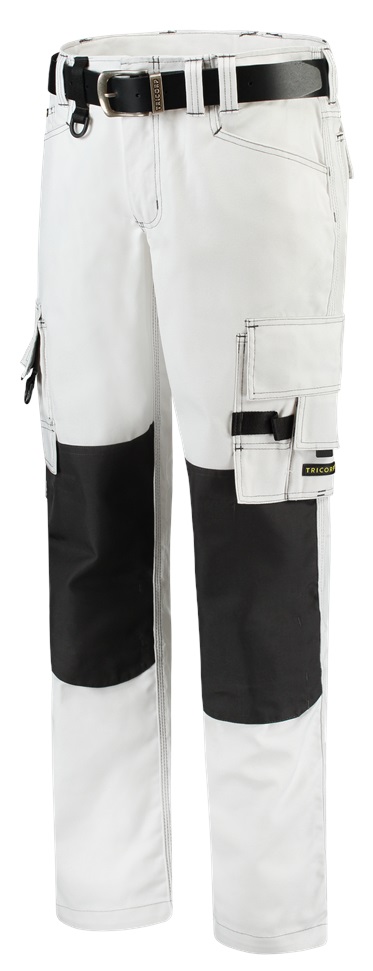 TRICORP-Jobwear, Arbeitshose Canvas Cordura-Besatz, Basic-Fit, 300 g/m², white/darkgrey


