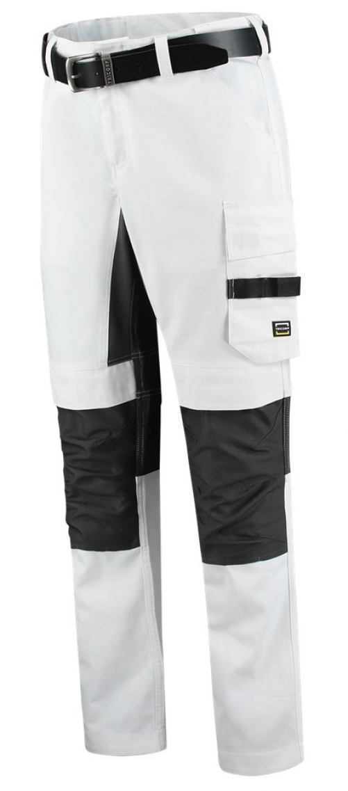 TRICORP-Jobwear, Maler-Bundhose, Twill Cordura Stretch, 245 g/m², white-darkgrey
