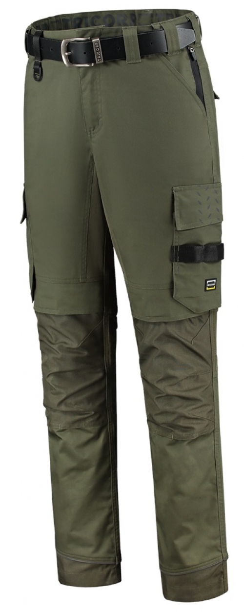 TRICORP-Jobwear, Arbeitshose Twill Cordura-Stretch, Basic Fit, 280 g/m², army