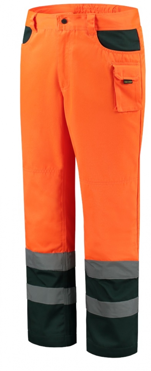 TRICORP-Warnschutz, Warn-Arbeitshose EN ISO 20471 Bicolor, Basic Fit, 280 g/m², fluor orange-green