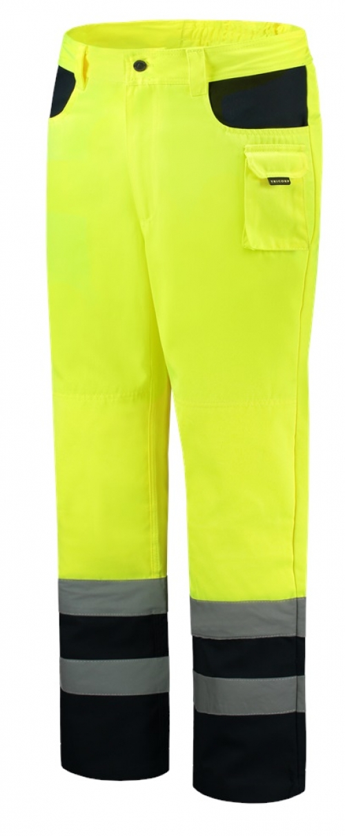 TRICORP-Warnschutz, Warn-Arbeitshose EN ISO 20471 Bicolor, Basic Fit, 280 g/m², fluor yellow-navy