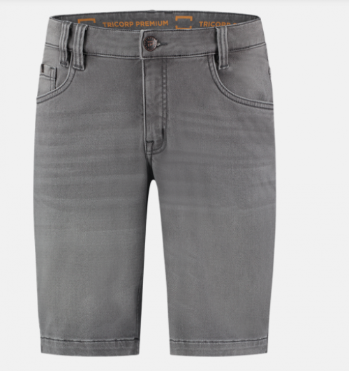 TRICORP-Jeans-Shorts, Premium, Stretch, 360 g/m², denimgrey