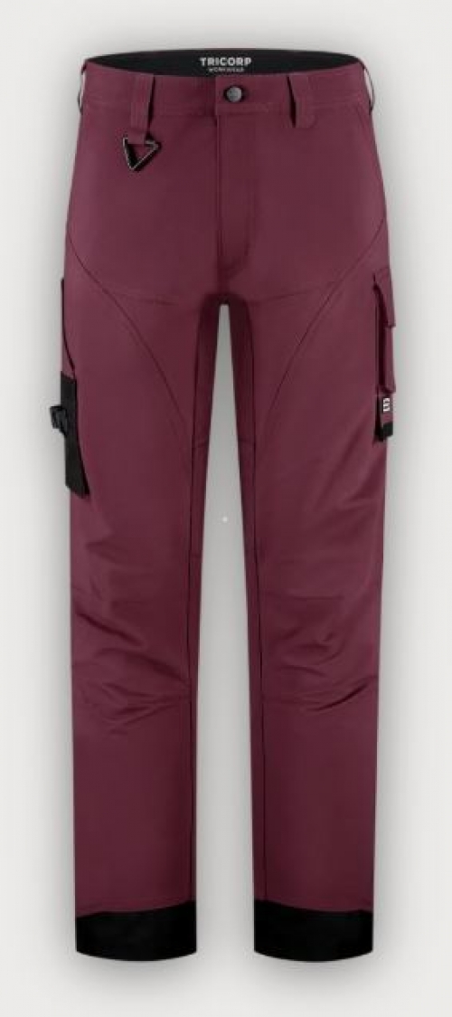 Tricorp Arbeitshose 4-Way Stretch Redefined, Bordeaux