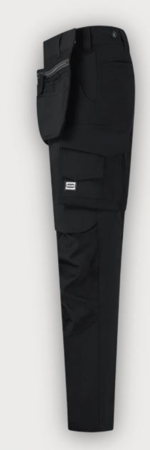Tricorp Arbeitshose 4-Way Stretch Redefined Holstertaschen, Black
