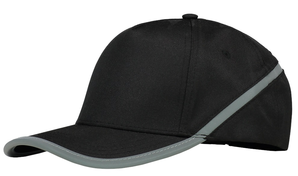TRICORP-Warnschutz, Warn-Cap Reflexstreifen, Basic Fit, black