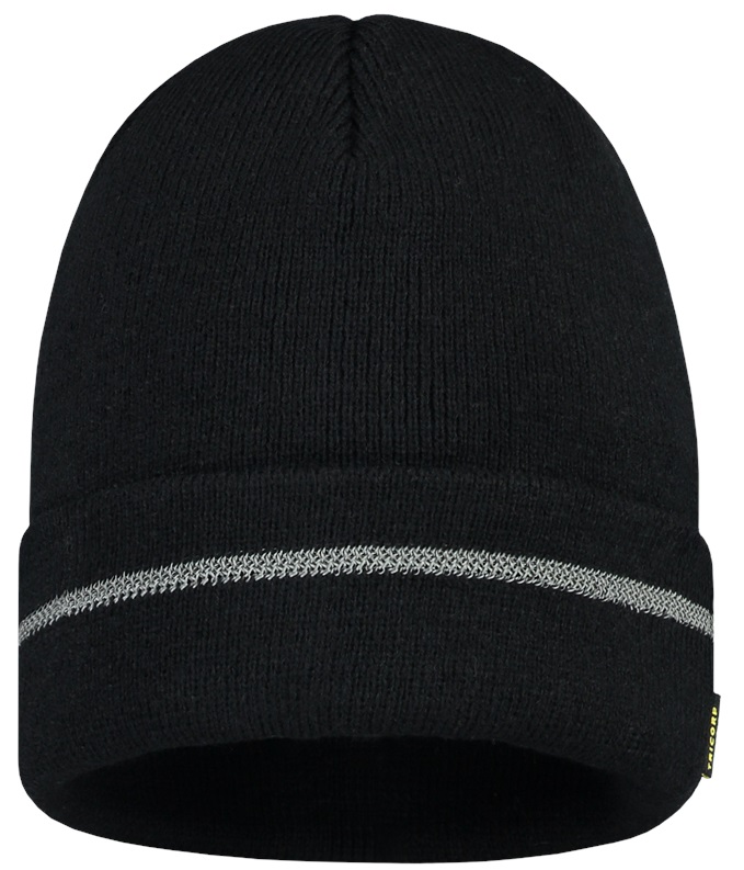 TRICORP-Warnschutz, Warn-Mütze Reflexstreifen, Basic Fit, black
