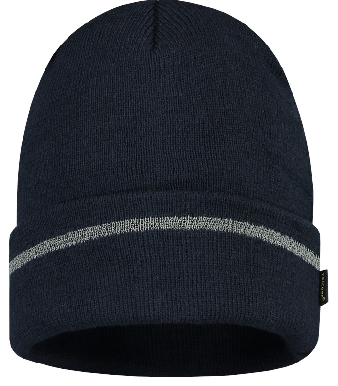 TRICORP-Warnschutz, Warn-Mütze Reflexstreifen, Basic Fit, navy
