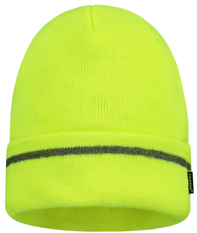TRICORP-Warnschutz, Warn-Mütze Reflexstreifen, Basic Fit, fluor yellow