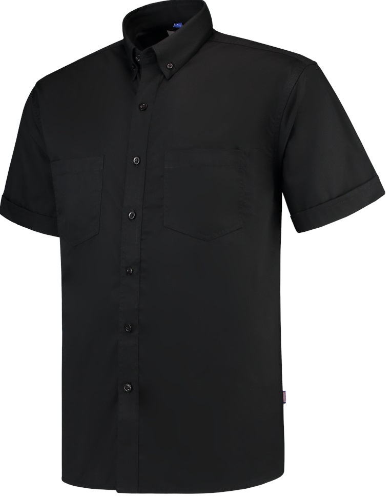 TRICORP-Jobwear, Arbeitshemd Kurzarm Basis, Basic Fit, 150 g/m², black