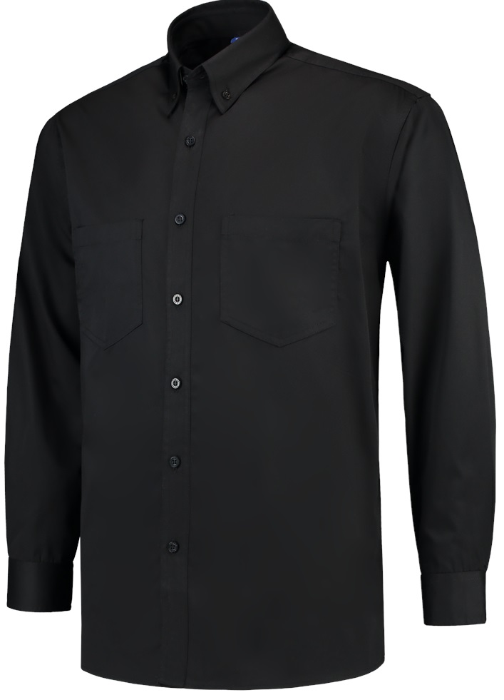 TRICORP-Jobwear, Arbeitshemd Langarm Basis, Basic Fit, 150 g/m², black
