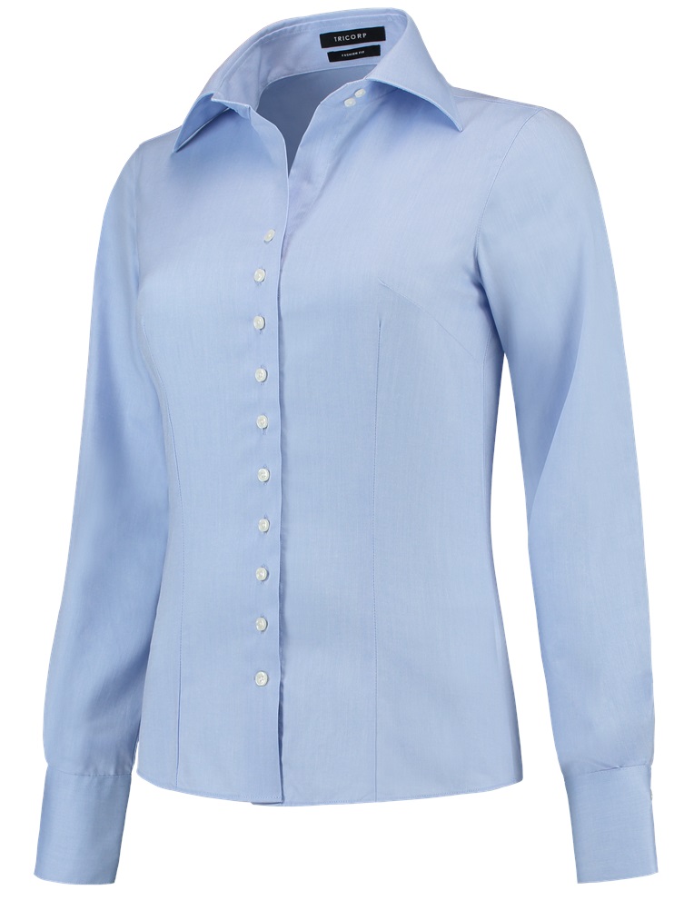 TRICORP-Jobwear, Bluse Slim Fit, Damen, 110 g/m², blue


