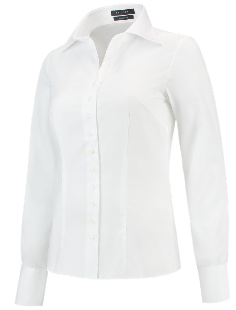 TRICORP-Jobwear, Bluse Slim Fit, Damen, 110 g/m², weiß



