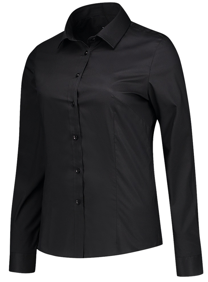 TRICORP-Jobwear, Bluse Stretch, Basic Fit, 110 g/m², black


