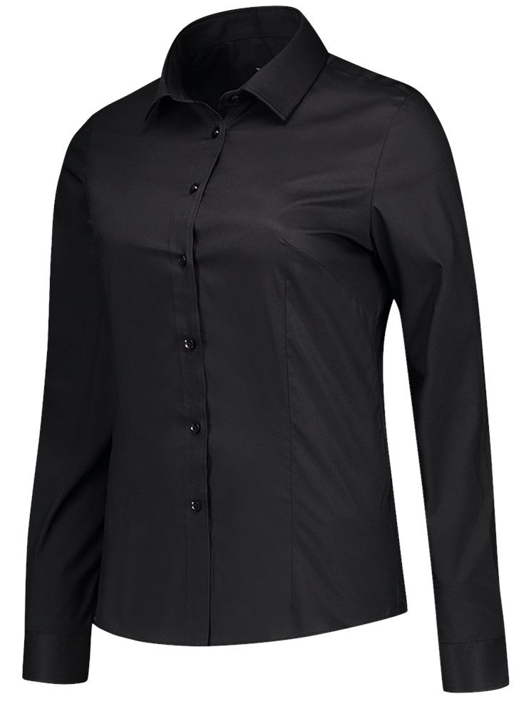 TRICORP-Jobwear, Bluse Stretch, Basic Fit, 110 g/m², black