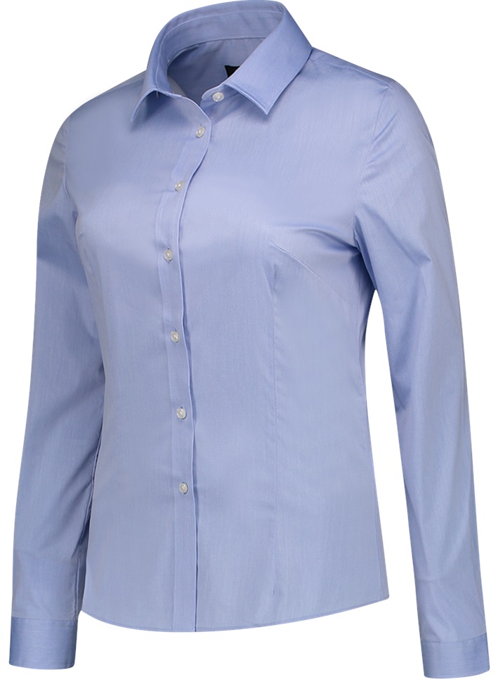 TRICORP-Jobwear, Bluse Stretch, Basic Fit, 110 g/m², blue
