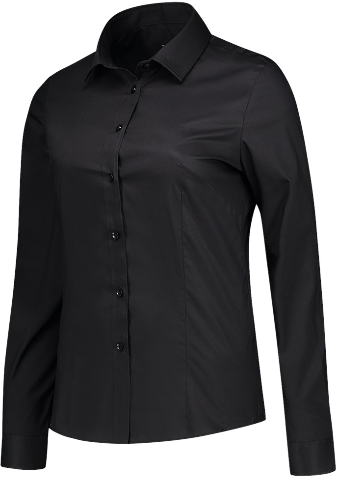 TRICORP-Jobwear, Bluse Stretch, Slim Fit, 110 g/m², black


