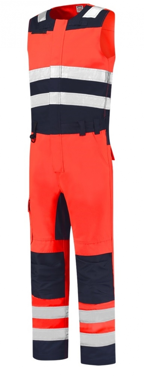 TRICORP-Warnschutz, Warn-Kombihose, Bicolor, Basic Fit, 280 g/m², red-ink
