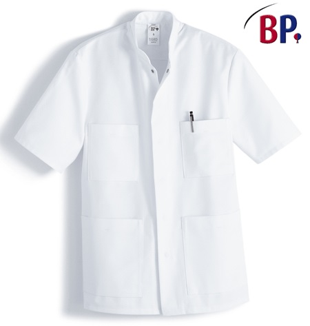 BP-Workwear, Kasack, 1/2 Arm, für für Sie & Ihn, weiß