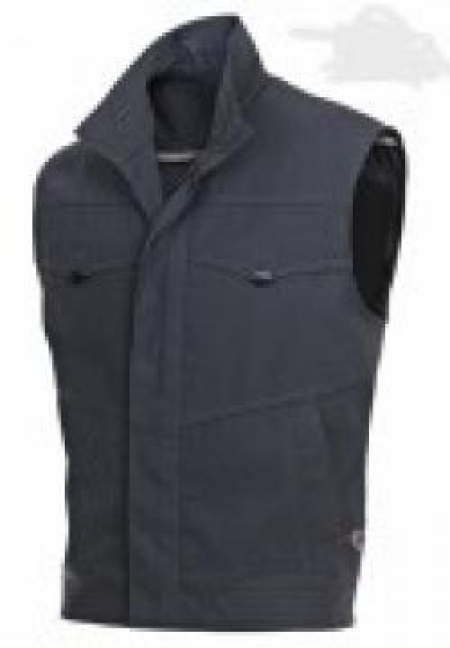 Gr.S BP Weste Arbeitsweste Berufsweste Schutzweste Freizeitweste Outdoorweste charcoal ca 260g