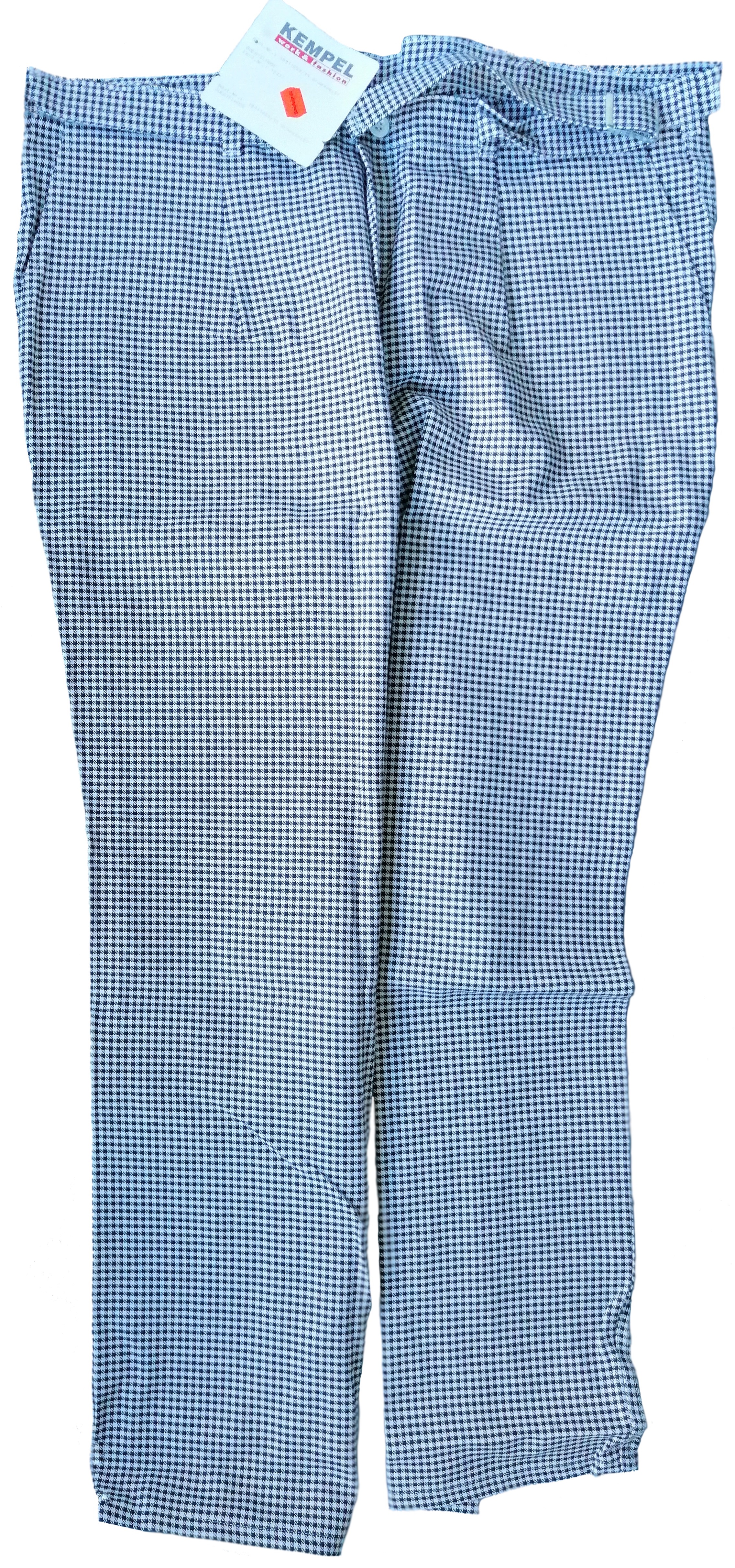 Gr.57 KEMPEL Gürtelhose Bundhose Arbeitshose Berufshose Kochkleidung Bäckerkleidung Gastronomiehose Nr 1038 250g weiß