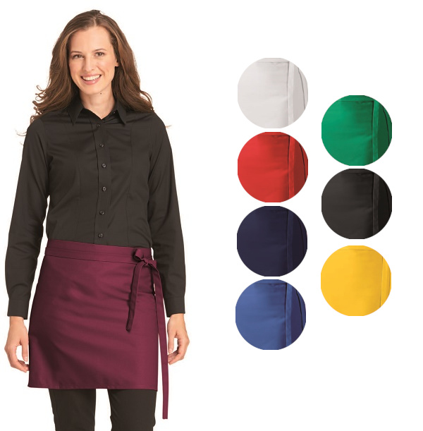 LEIBER-Jobwear, Bistroschürze, Arbeits-Berufs-Schürze, Vorbinder, de Luxe, ca. 80x125 cm, königsblau