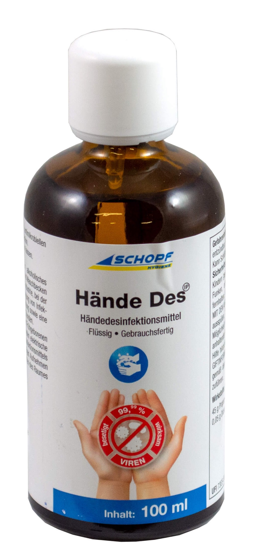 Schopf Hände Des IP Händedesinfektionsmittel 100 ml - Desinfektionsmittel für Hände