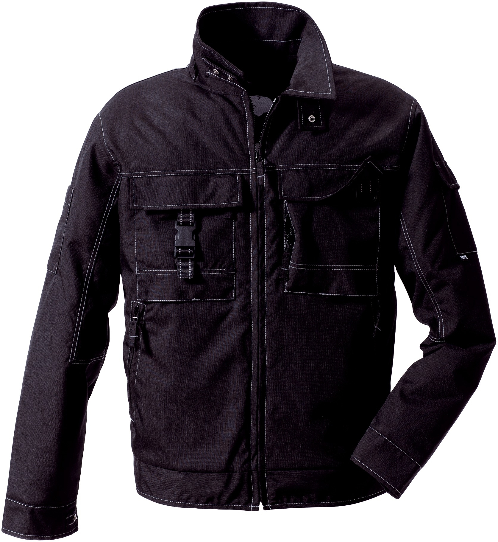 Gr.52/54 ROFA Blouson Arbeitsjacke Berufsjacke Arbeitskleidung Berufskleidung Kurzform Variokragen POLAR schwarz