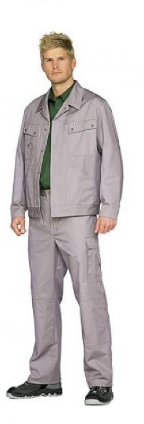 Gr.54 KÜBLER Komfort Dsres  Bundjacke Arbeitsjacke Berufsjacke Schutzjacke Arbeitskleidung Blousonform hellgrau