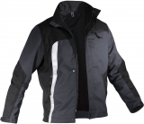 Gr.L KÜBLER Drive  Jacke Bundjacke Arbeitsjacke Berufsjacke Schutzjacke Arbeitskleidung Berufskleidung dunkelgrau schwarz ca 245g