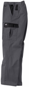 Gr.64 KÜBLER Arbeithose  Berufs-Bund-Hose, ca. 320g/m², anthrazit/schwarz