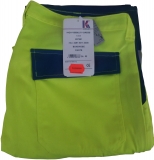 Gr.52 KÜBLER High Visibility Gr. Warnschutzhose Warnschutzkleidung Warnkleidung  Kleidung warngelb kornblau