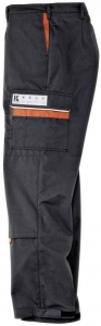 Gr.52 KÜBLER PSA Kermel Top Schweißerschutzjacke Arbeitsjacke Schweißerschutz  dunkelgrau orange ca 227g