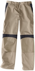 Gr.60 KÜBLER Inno Plus Bundhose Arbeitshose Berufshose Workerhose Arbeitskleidung Berufskleidung sandbraun schwarz ca 300g