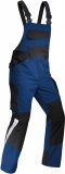 Gr.54 KÜBLER Drive Latzhose Arbeitslatzhose Berufslatzhose Workerhose Arbeitshose Berufshose Blaumann mittelblau schwarz ca 245g