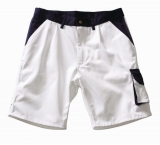 MASCOT-Workwear-Arbeits-Berufs-Shorts, LIDO, MG310, weiß/marine