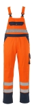 MASCOT-Workwear-Warn-Schutz-Arbeits-Berufs-Latz-Hose, MILANO, MG295, orange/marine