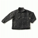 Gr.XL MASCOT Pelz-Winter-Arbeits-Berufs-Anorak, LISSABON, 370 g/m², schwarz-meliert