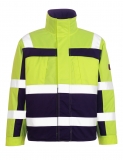 Gr.5XL MASCOT-Workwear-Warn-Schutz-Piloten-Arbeits-Berufs-Jacke, TIMON, gelb/marine