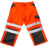 Gr.64 MASCOT-Workwear, Warnschutz-Kniebundhose, Natal, SAFE COMPETE, 290 g/m², orange/anthrazit