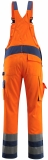MASCOT-Warnschutz, Warn-Latzhose, Barras, 90 cm, 290 g/m², orange/marine
